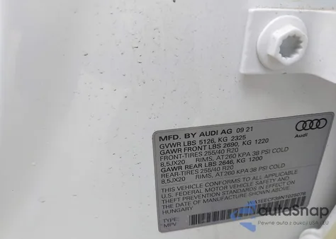 2022 Audi Q3 Premium Plus 45 Tfsi S Line Quattro Tiptronic из США, поврежденный, VIN WA1EECF39N1025078